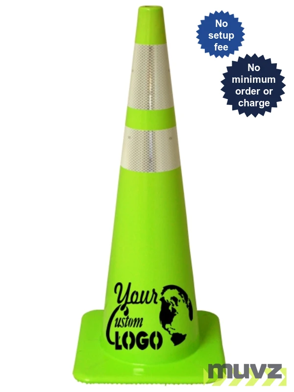 36\" Traffic Cones - Lime