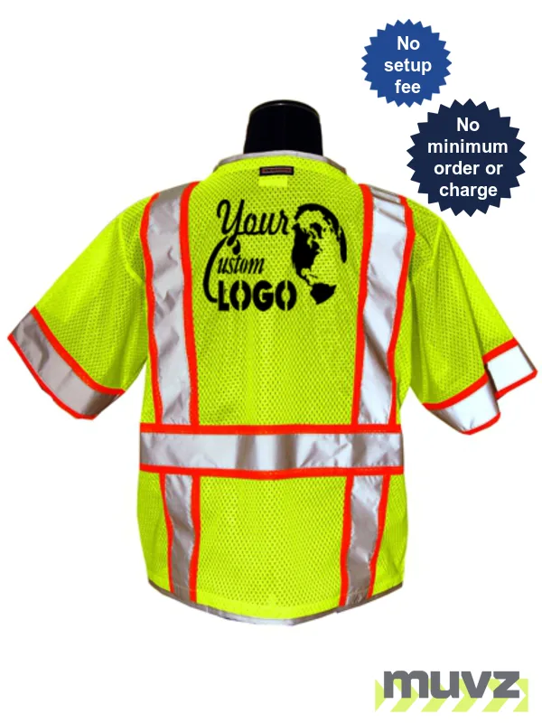 LIME Brilliant Series Heavy Duty Class 3 Mesh Vest