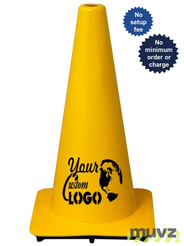 18\" Yellow Traffic Cones
