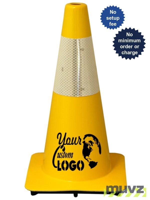 18\" Yellow Traffic Cones