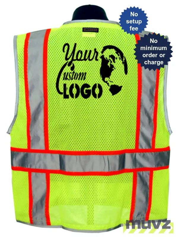 LIME Brilliant Series Heavy Duty Mesh Vest