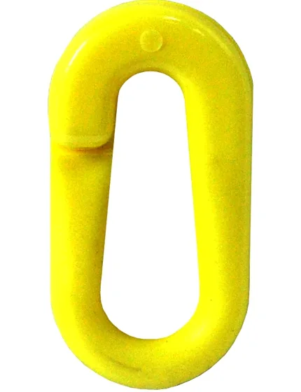 2" Yellow Connecting Link for Plastic Chain
