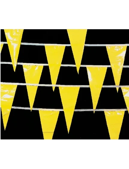 One (1) Bag 105' of YELLOW OSHA Perimeter Marking Flags