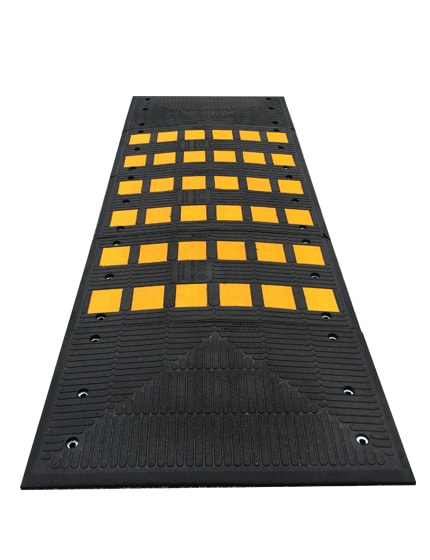 thumbnail image 2 of Electriduct Modular Rubber Speed Bumps – Durable Traffic Calming For Parking Lots & Neighborhoods 2 of 5