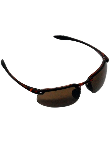 Z87+ Safety Sunglasses (rectangular lens, tortoise frame, HD brown anti-fog lens)