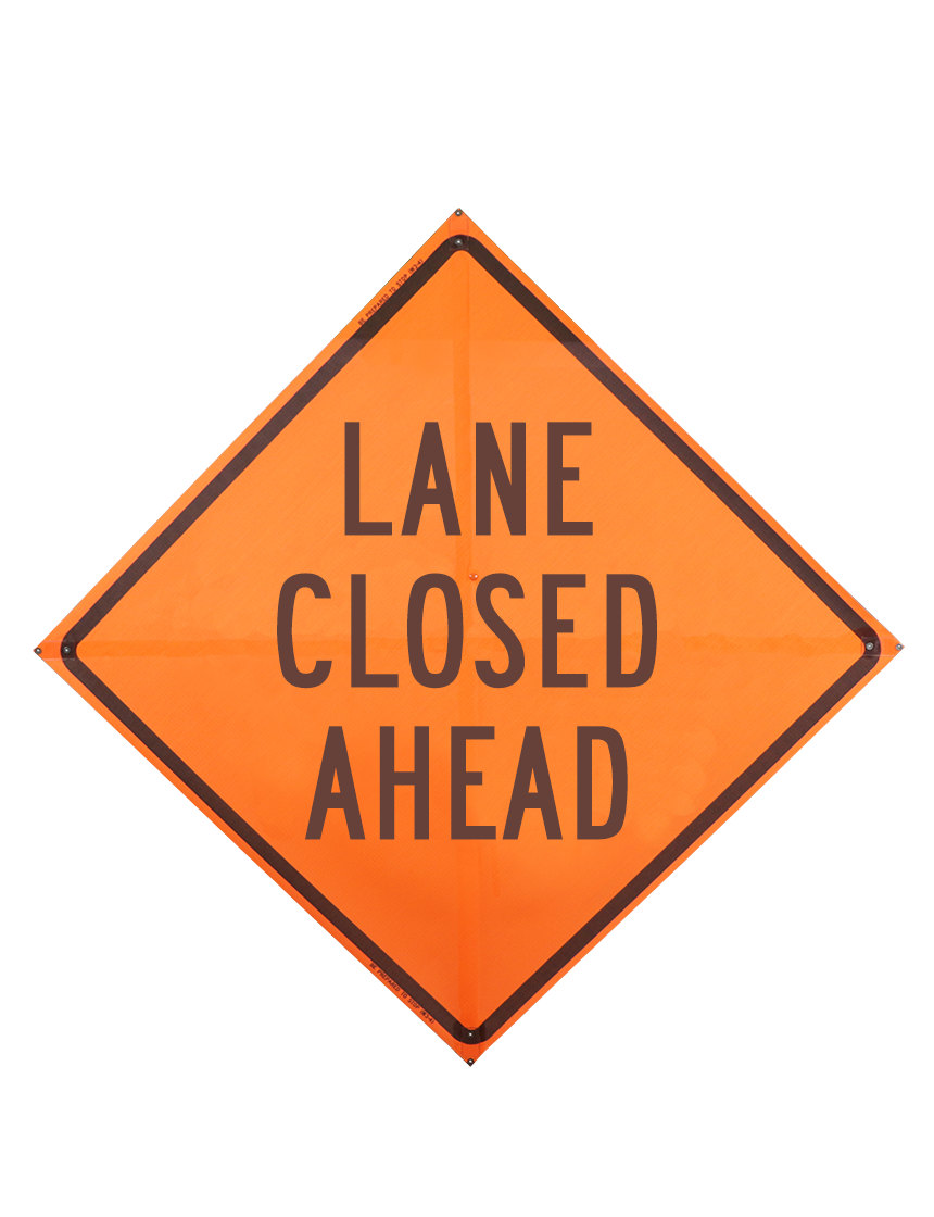 Lane Closed Ahead