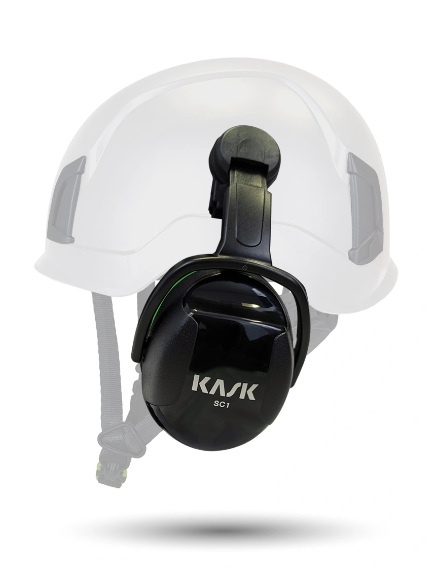"Green" Ear Muffs (Low NRR 2325 dB) for Kask Safety Helmets WHP00004