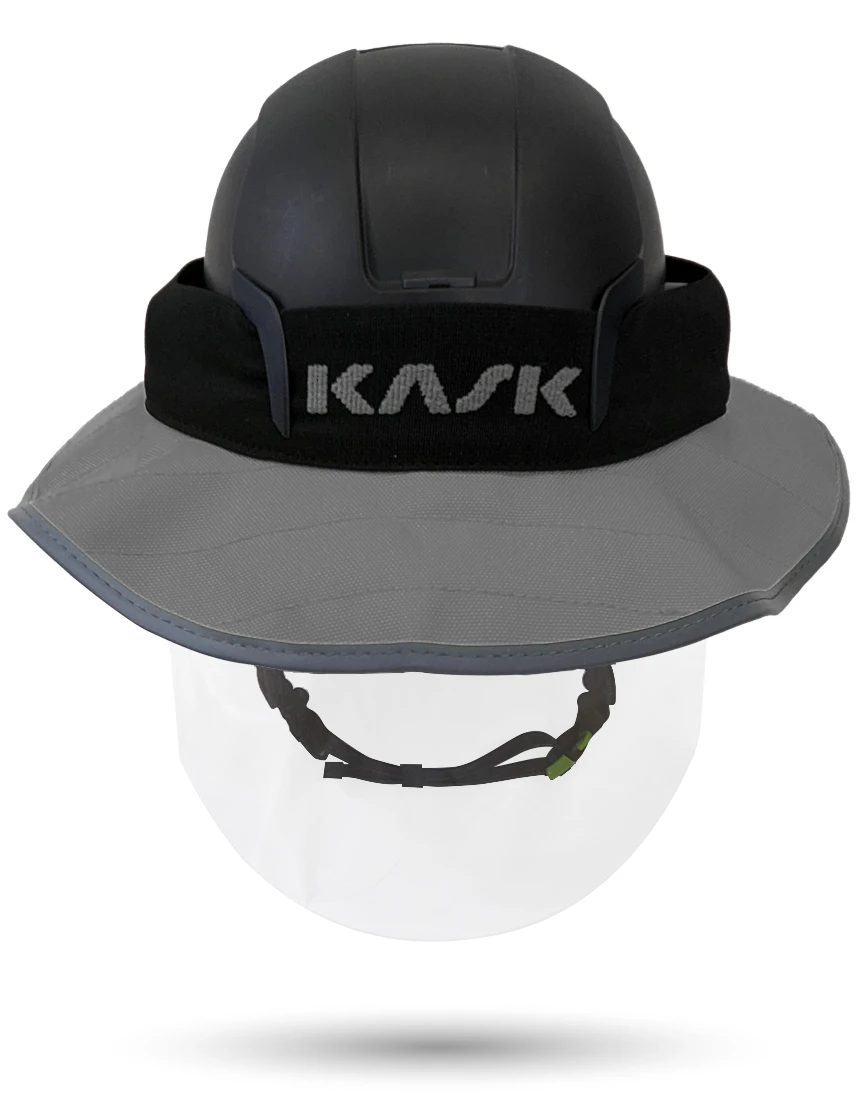 Black KASK Zenith Helmet Full Face Anthracite Sun Shield Black KASK Zenith Helmet Full Face Anthracite Sun Shield
