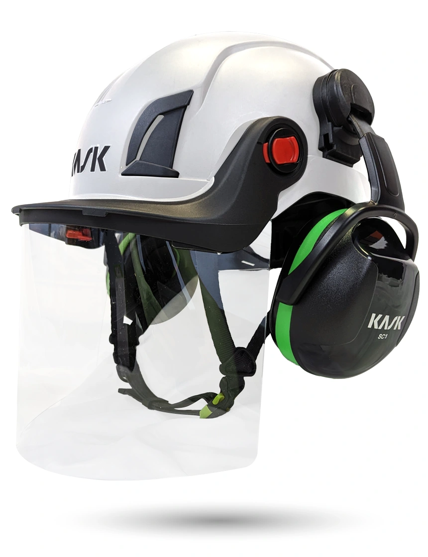 KASK Zenith X2 ANSI Safety Helmet with FullFace Shield & Brim Kit