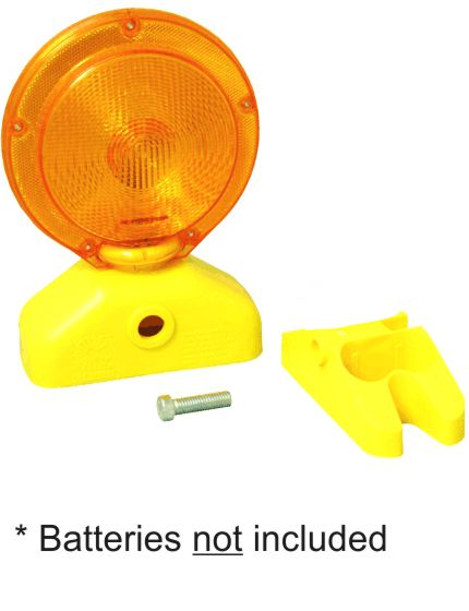 3-Volt Amber LED Barricade Flasher