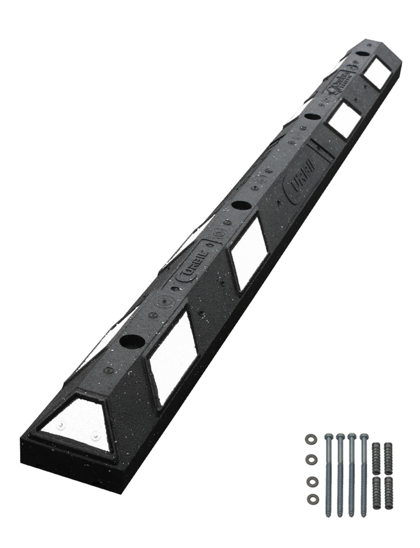 6’ Clearline® Rubber Parking Blocks
