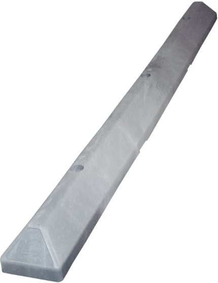 6' Commercial Plastic Parking Block