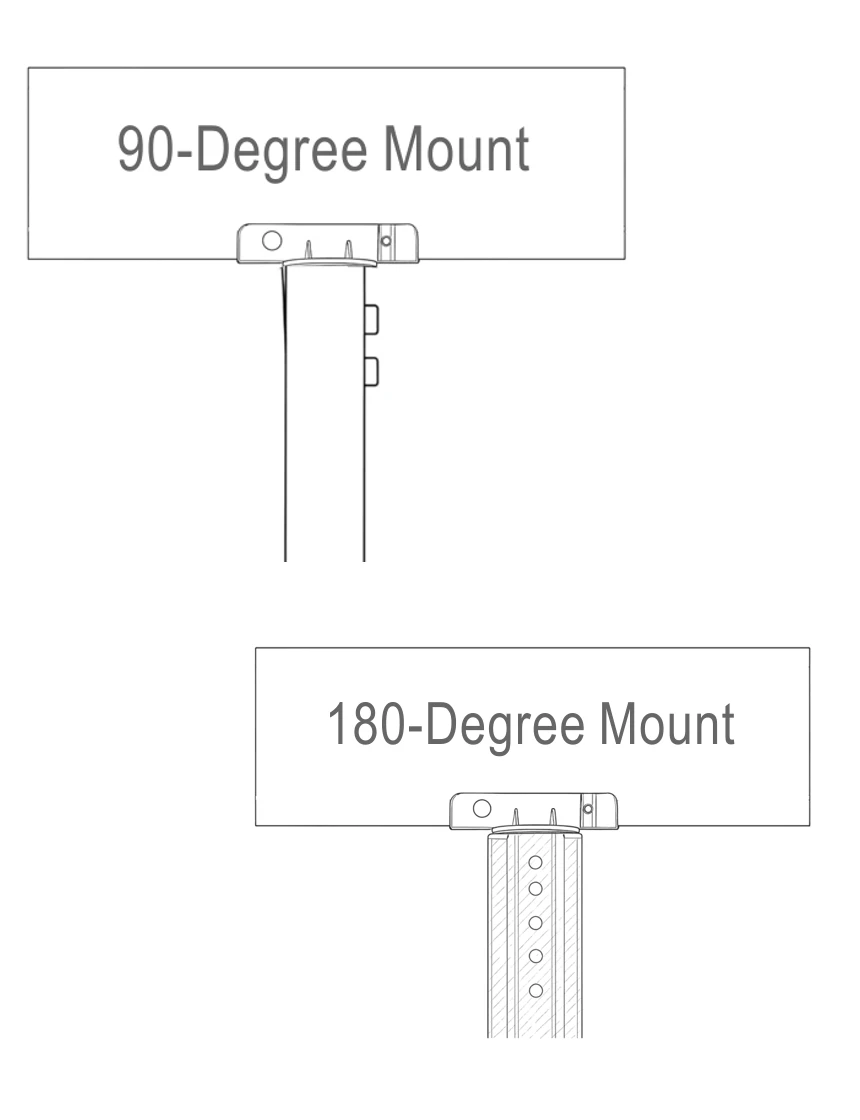 Street Sign Mounting Brackets for U-Channel Sign Posts
