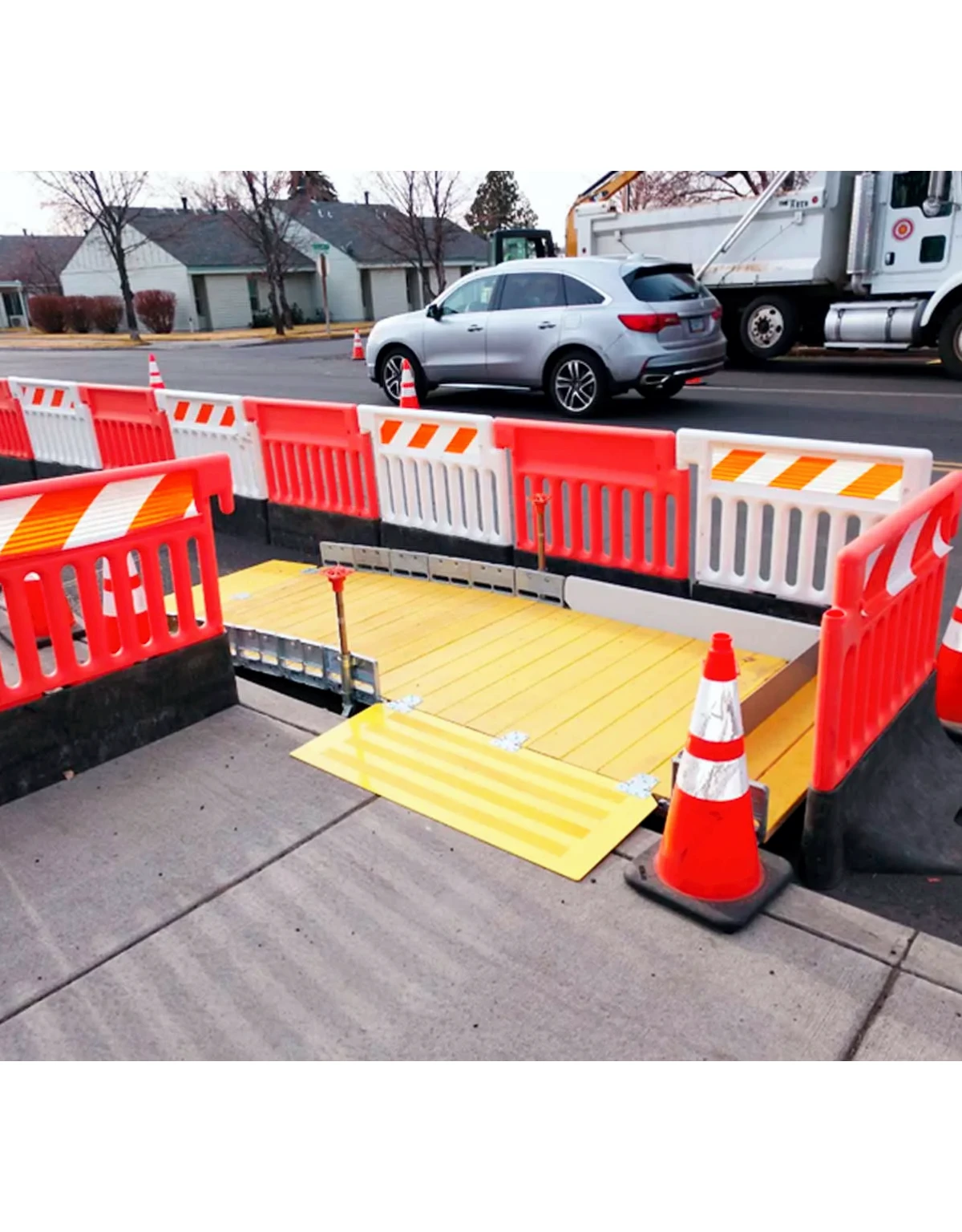 Plasticade Strongwall ADA Pedestrian Barricades