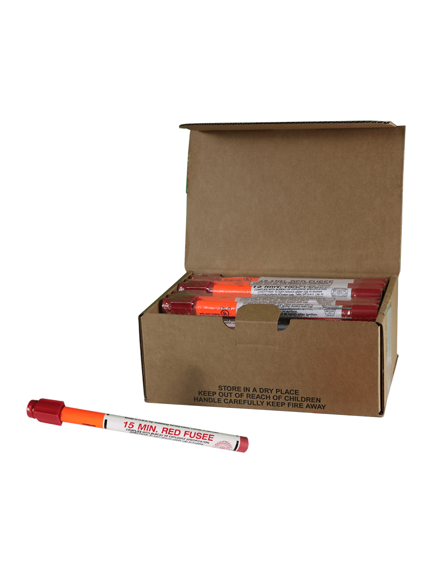 15Minute Road Flares case of 36 FUSEE15WS Traffic Safety Store