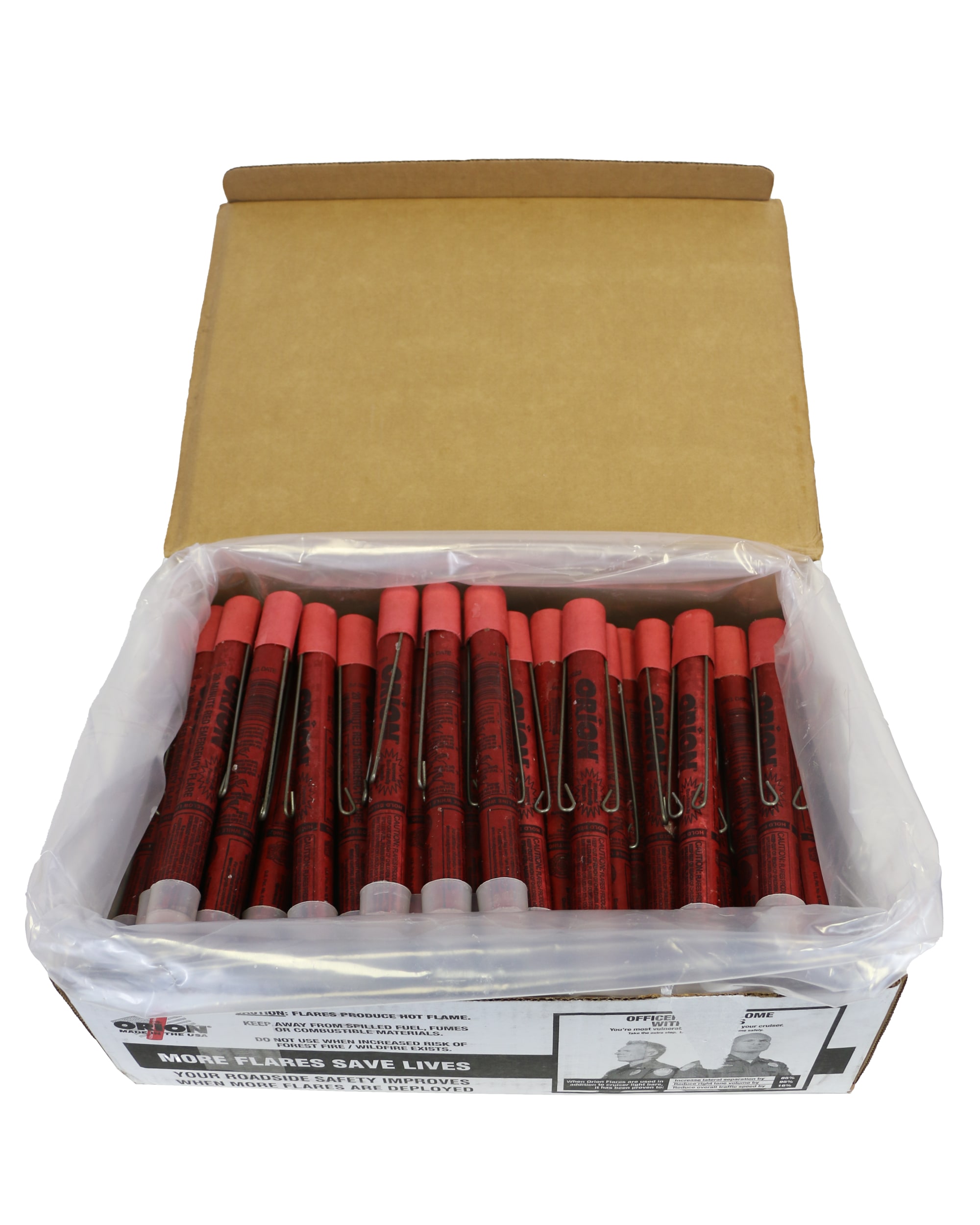 Orion 20-Minute Road Flares - case of 72