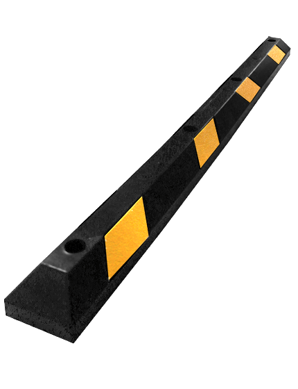 6' Low Profile Rubber Parking Block