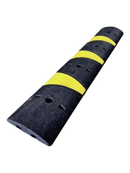 6' Plasticade Recycled Rubber Speed Bump