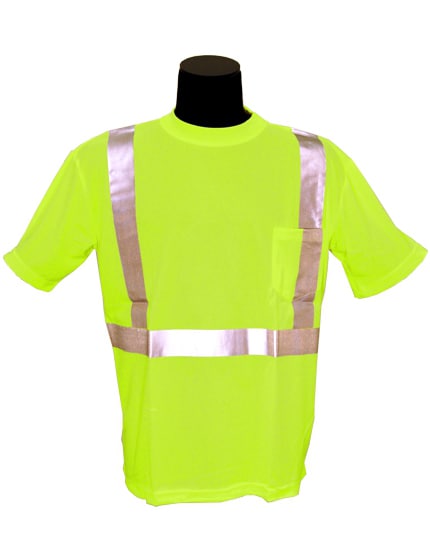 Lime Microfiber Class 2 T-Shirt