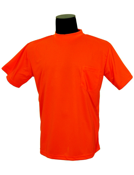 Orange High Visibility Microfiber T-Shirt