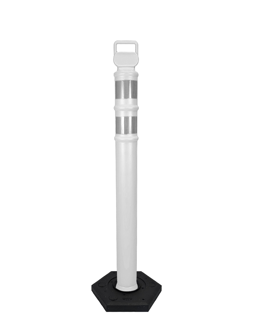 45" White Ez-Grab Delineator Tubes