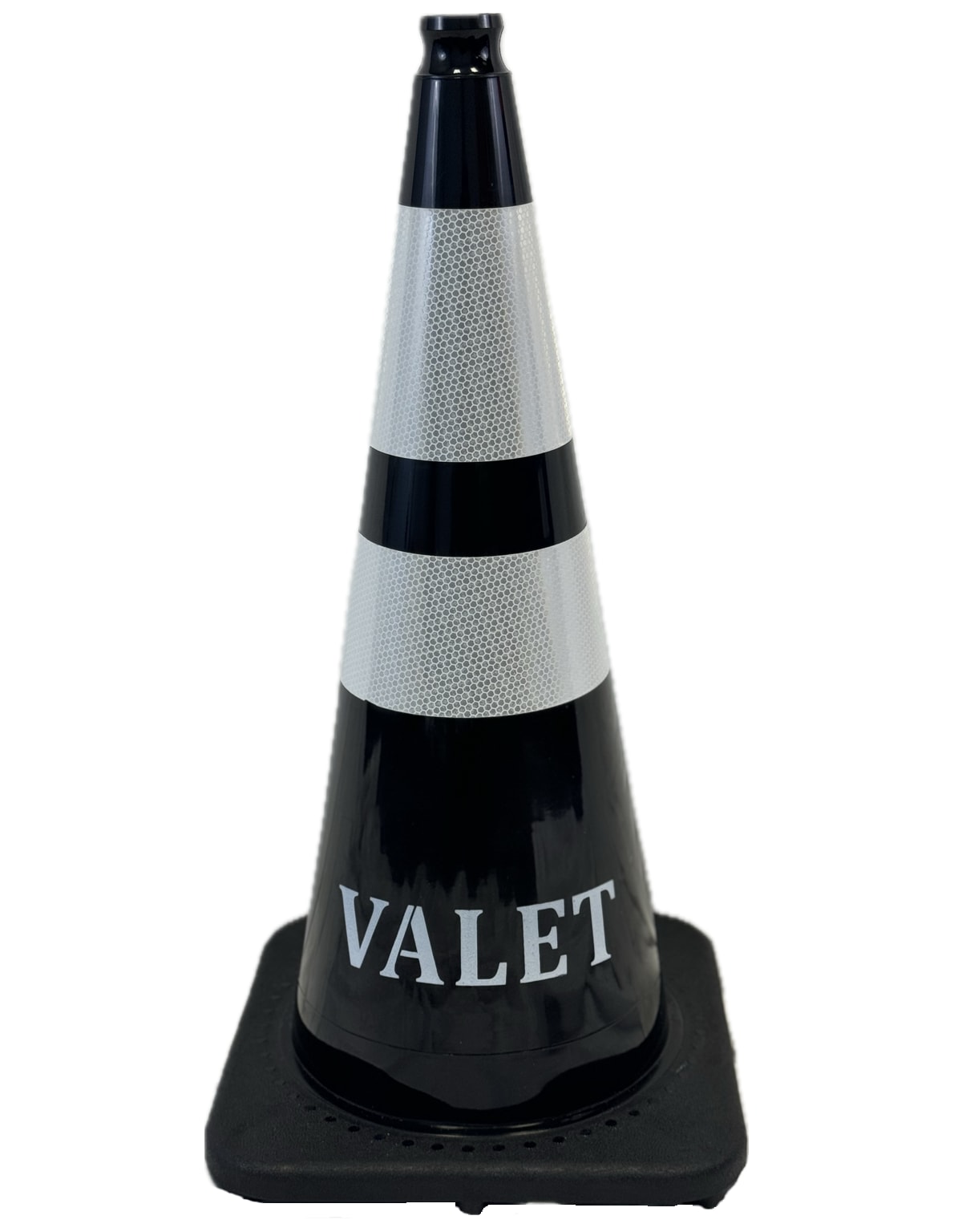 28" Black VALET Traffic Cones