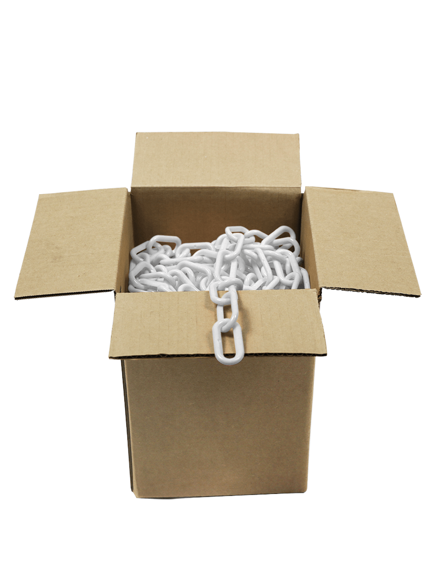 100' Box of Plastic Chain (2" Links)