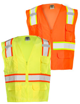 Solid Front with Mesh Back Vest