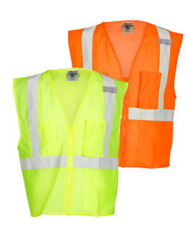 3 Pocket Zipper Mesh Vest