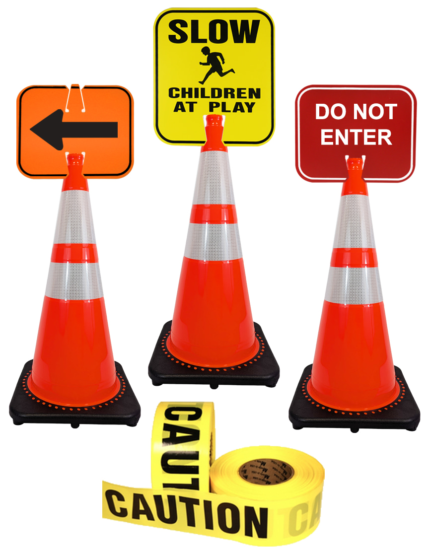 Clip-On Signs & Caution Tape