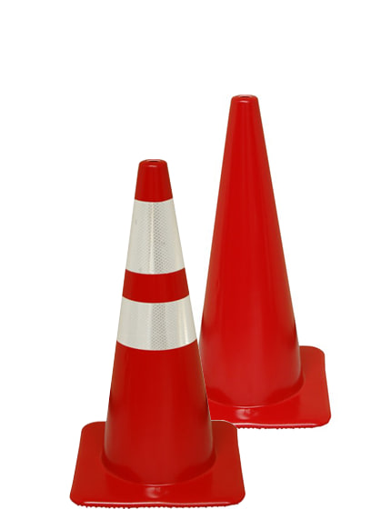 28" Red Traffic Cones