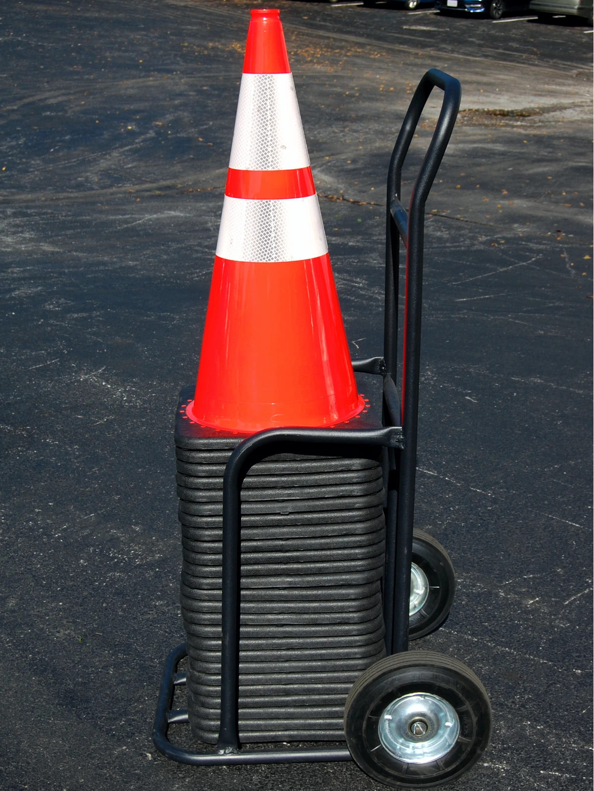 Cone Cart Portable [holds up to 500 lb] 47 inch H X 24.5 inch W X 24
