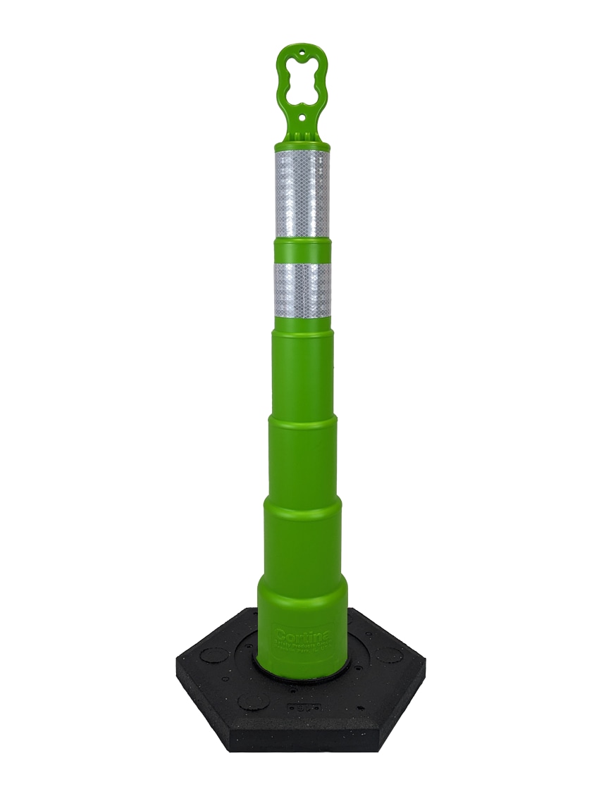 42" Lime EZ-Grab Channelizer