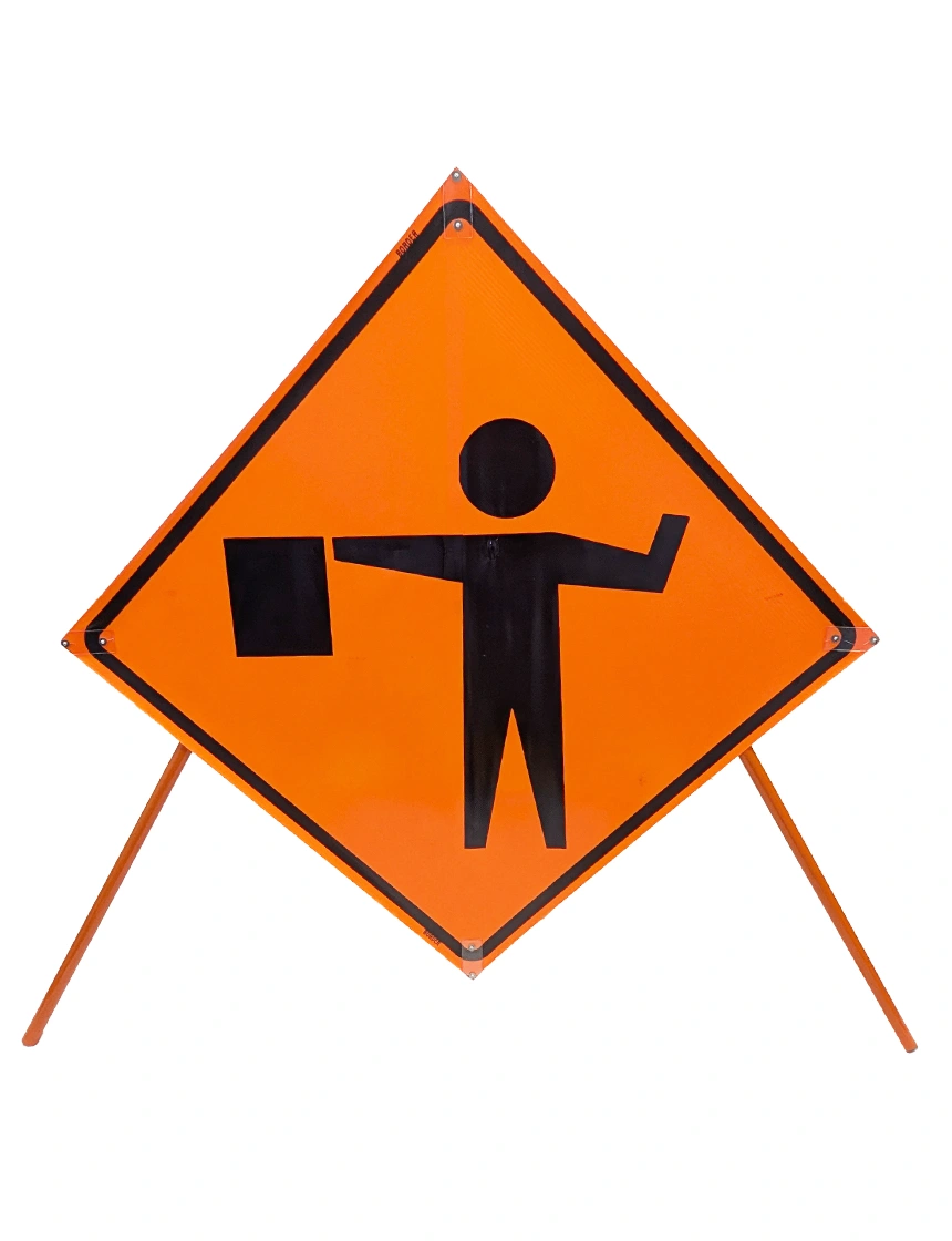 Cortina TriPod Sign Stand for 36" or 48" Rigid or 'RollUp' Signs