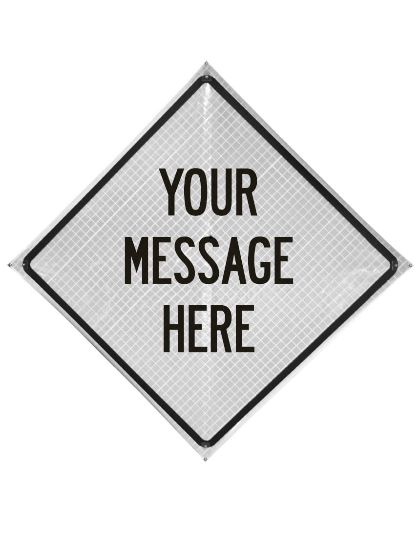 Customized Roll Up Construction Signs