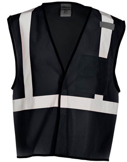 Enhanced Visibility Vests - Black