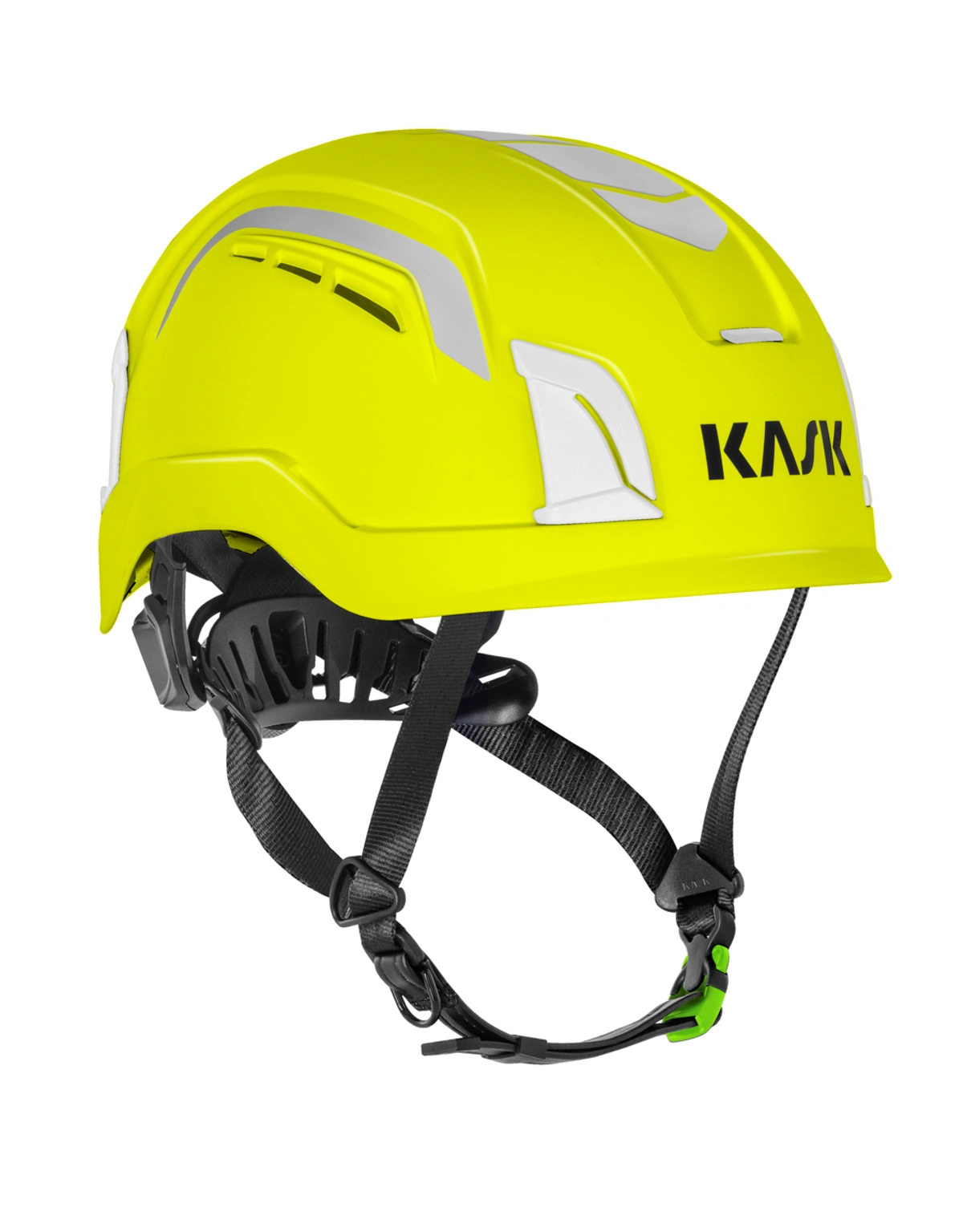 Kask Zenith X2 HI VIZ Safety Helmet - Lime With Reflectors | WHE00098 ...