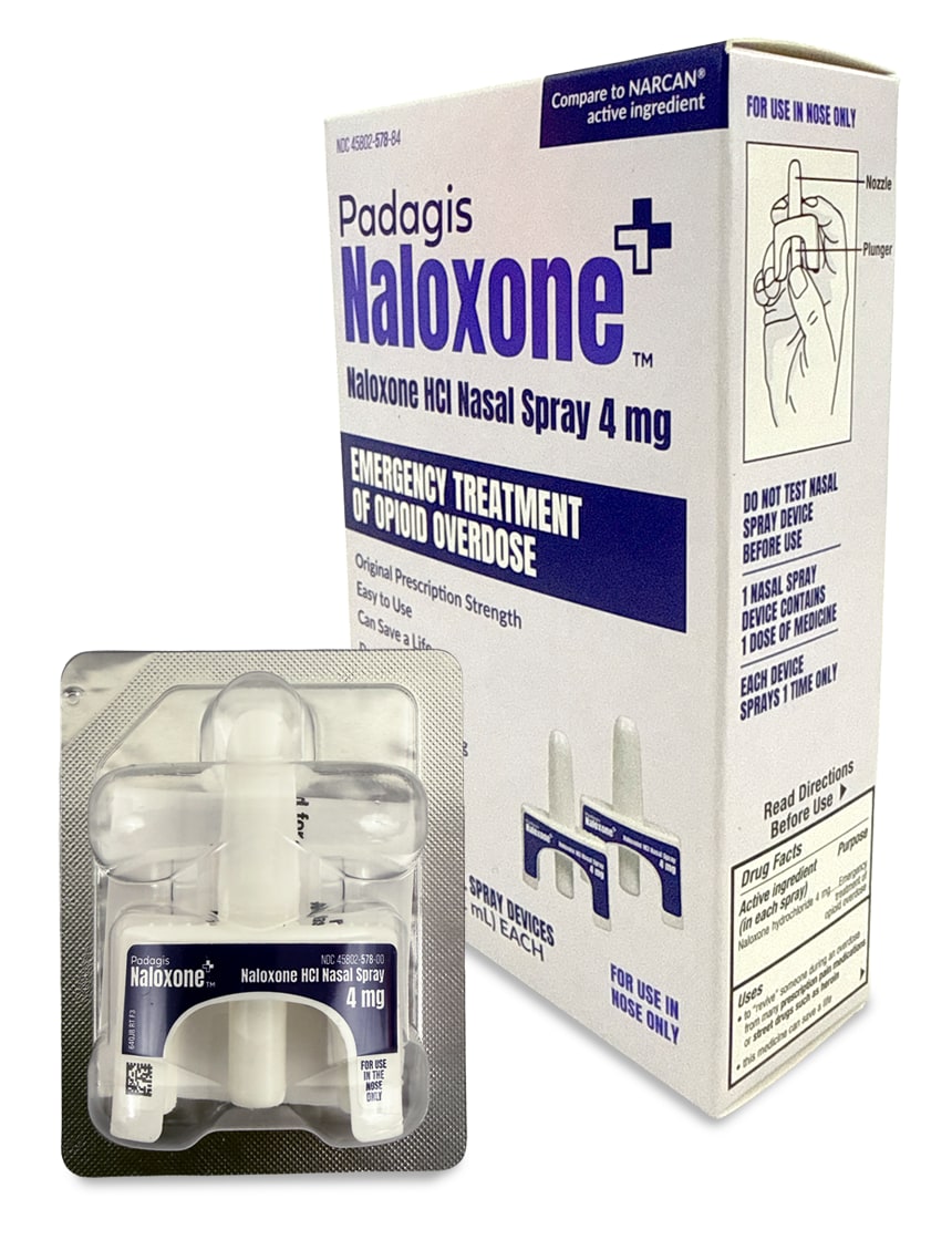 Two (2) Dose Box of Naloxone Nasal Sprays (Sprays Only)