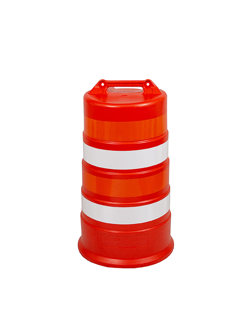 Plastic Drums - Traffic Barrels - Channelizer Drums | Traffic Safety Store