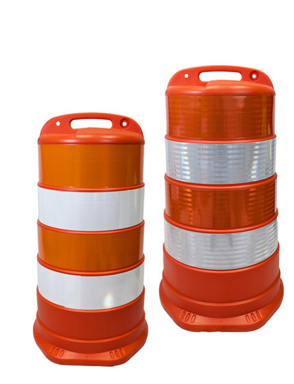 Plastic Drums - Traffic Barrels - Channelizer Drums | Traffic Safety Store