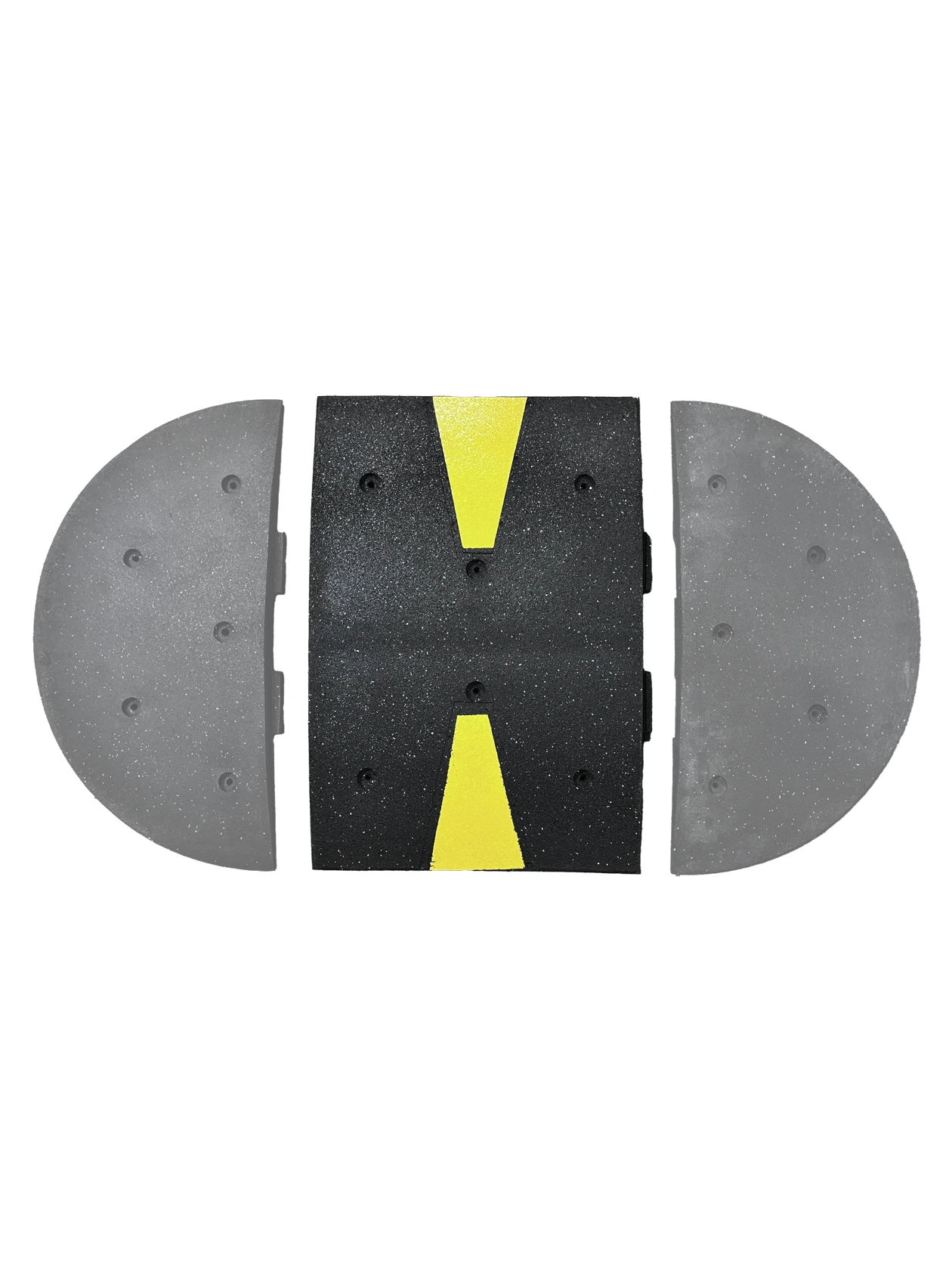 Plasticade Standard Rubber Speed Hump Middle Section