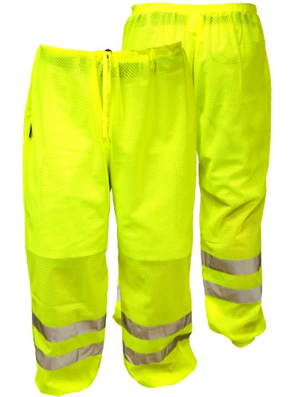 lime green stacked pants