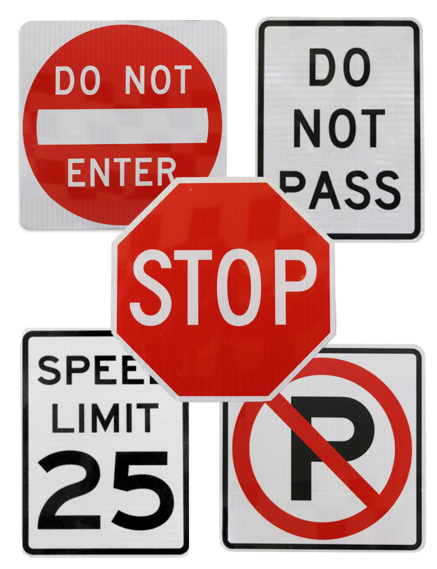 Regulatory Traffic Signs