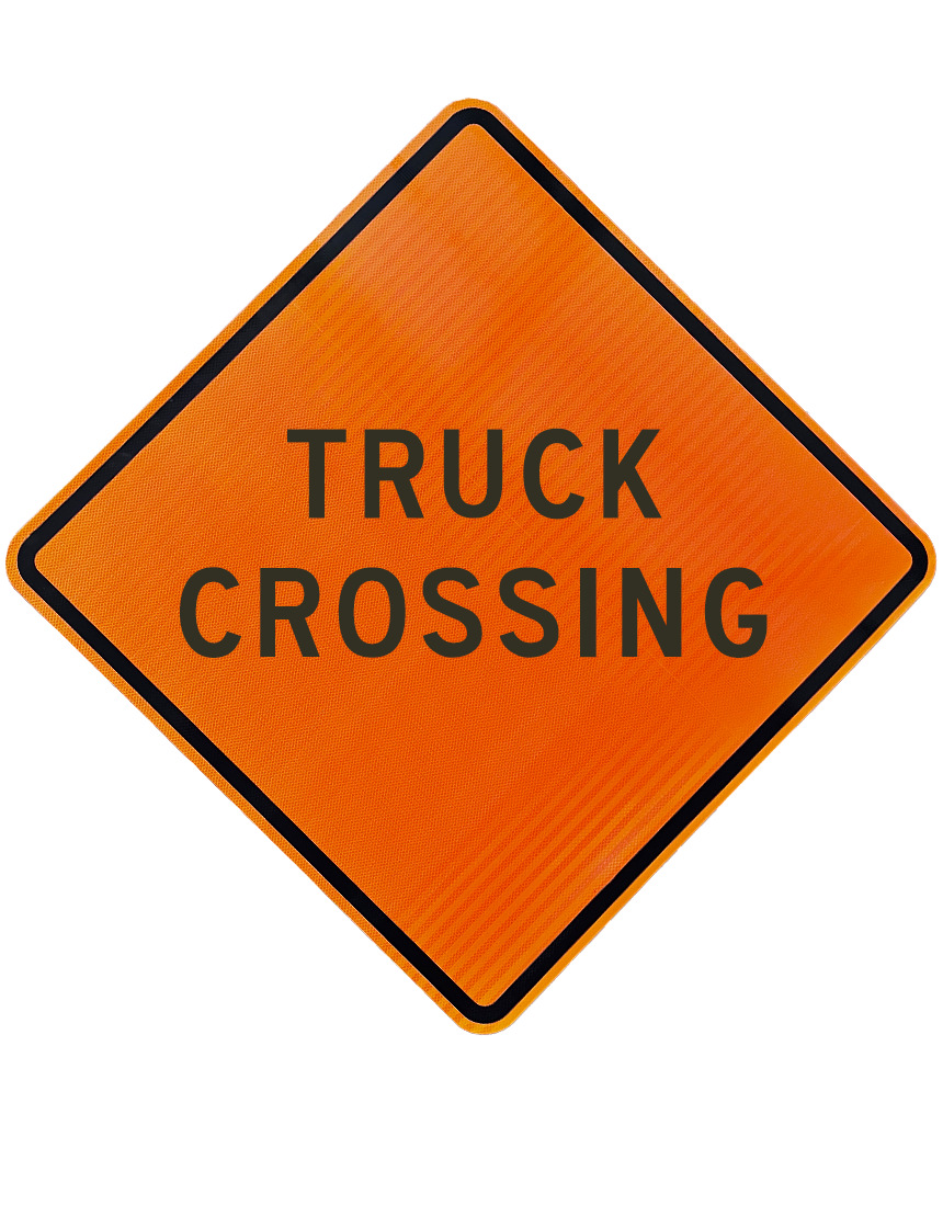 Truck Crossing Sign