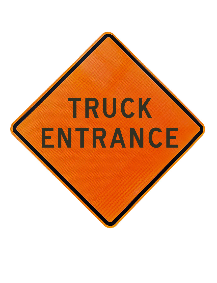 Truck Entrance Sign
