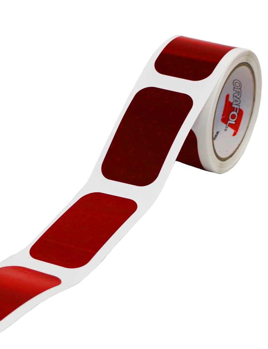 Roll of 100 Reflective DOT-SAE Stickers