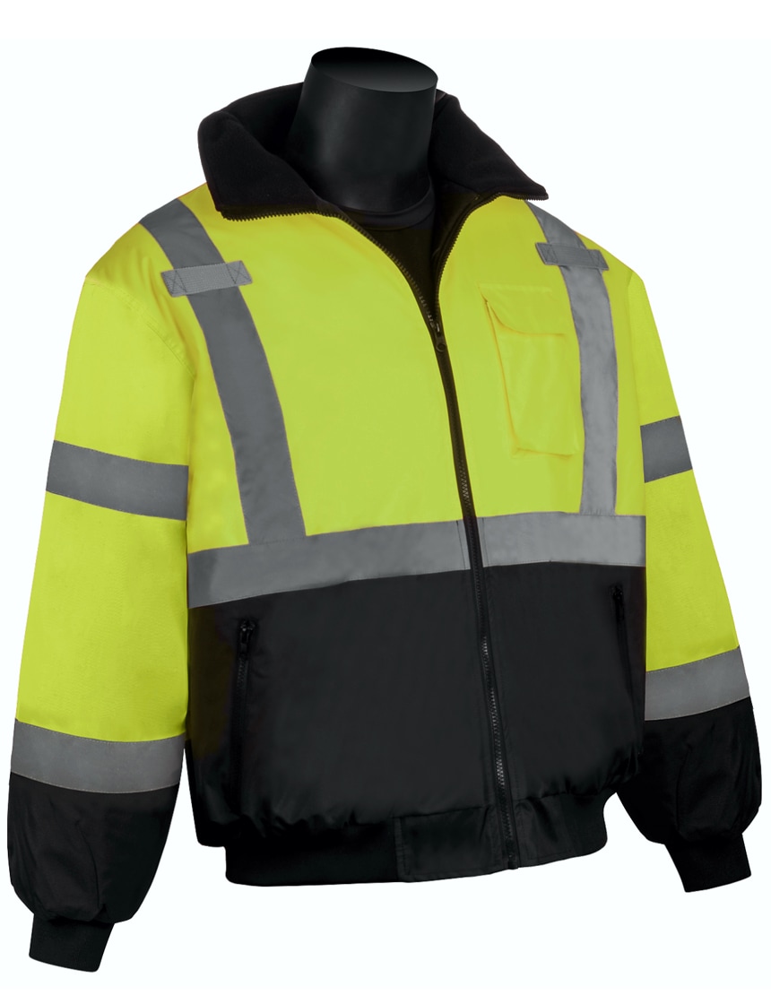 Liberty Safety Lime Class 3 Bomber Jacket