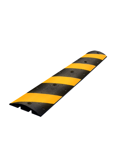 6' Clearline® Standard Duty Rubber Speed Bump with Five (5) 12