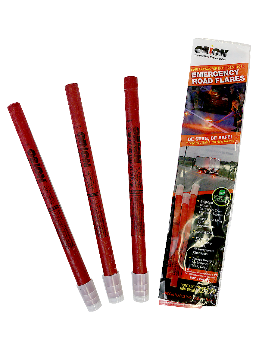 Orion 30-Minute Road Flares - Pack of 3