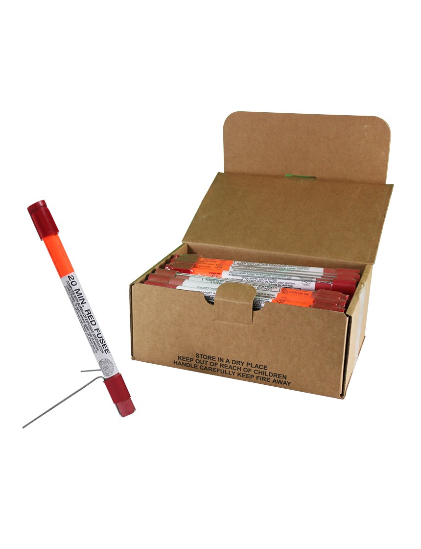 20Minute Road Flares (Case of 36) Traffic Safety Store